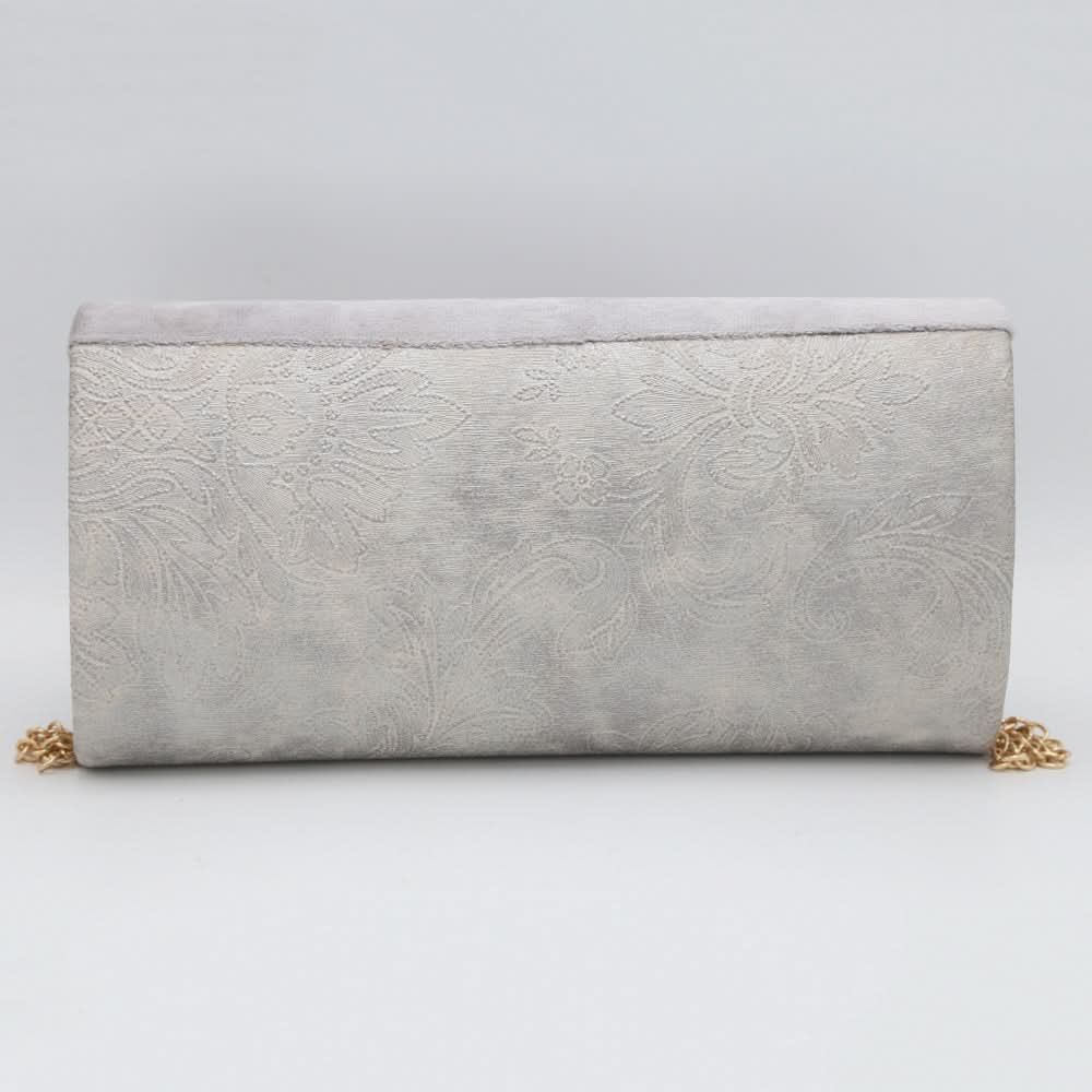 Women's Fancy Clutch 6804 - Grey, Women, Clutches, Chase Value, Chase Value