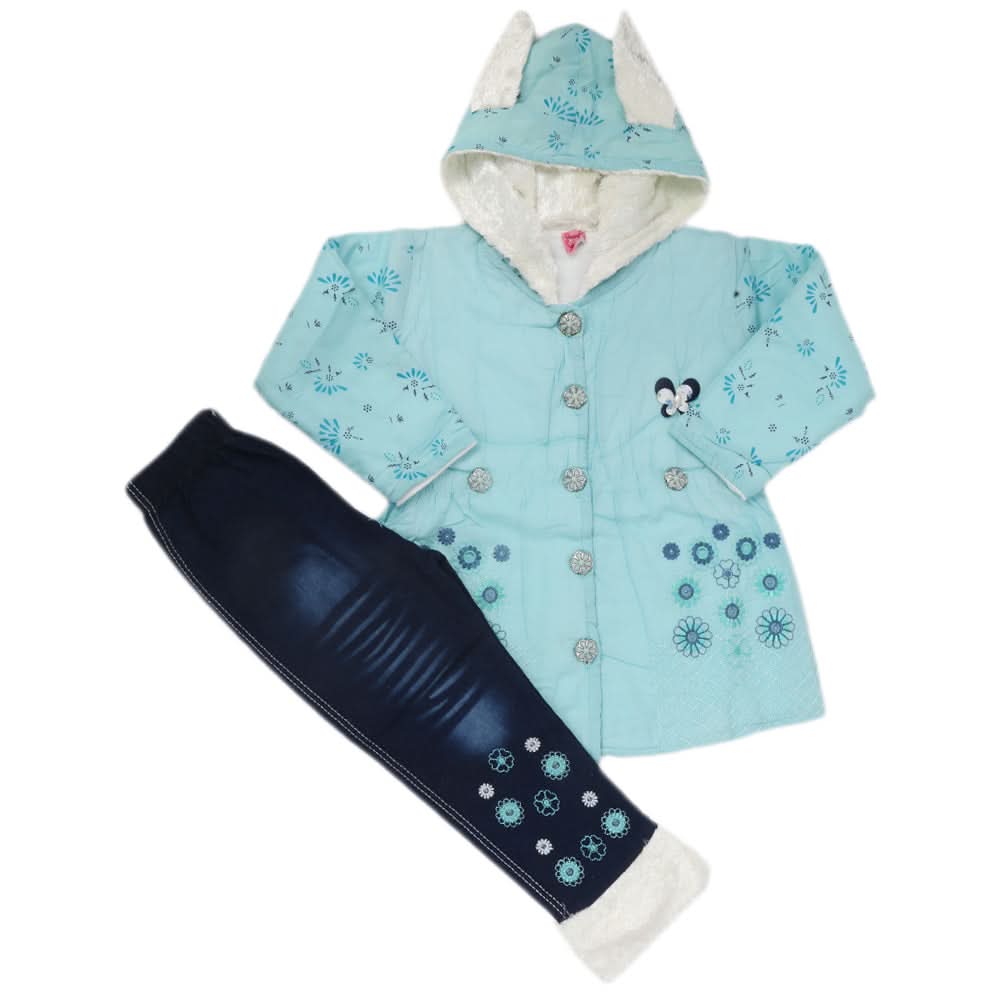 Girls Full Sleeves Pant Suit - Blue, Kids, Girls Sets And Suits, Chase Value, Chase Value