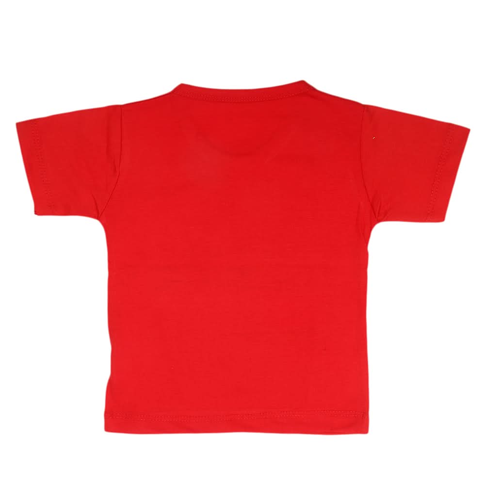 Boys Half Sleeves T-Shirt  14-24 - Red, Kids, Boys T-Shirts, Chase Value, Chase Value