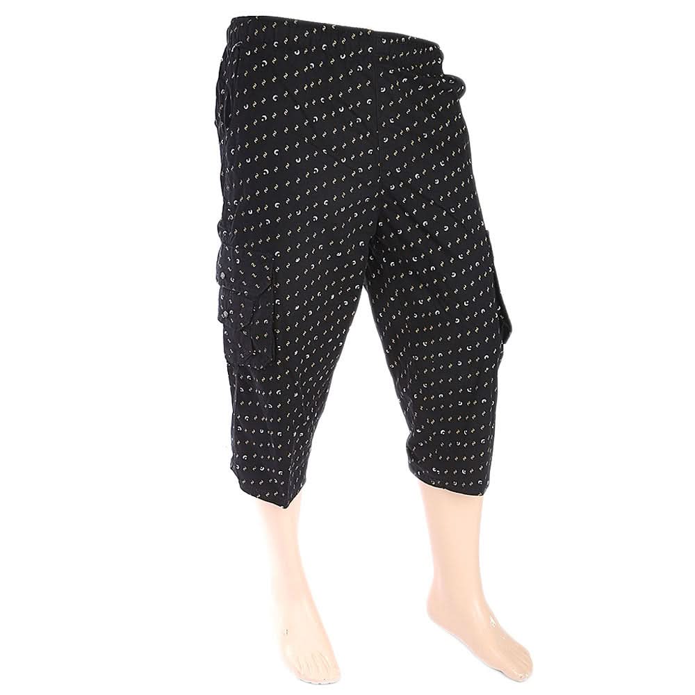 Men's Printed Short - Black, Men, Shorts, Chase Value, Chase Value