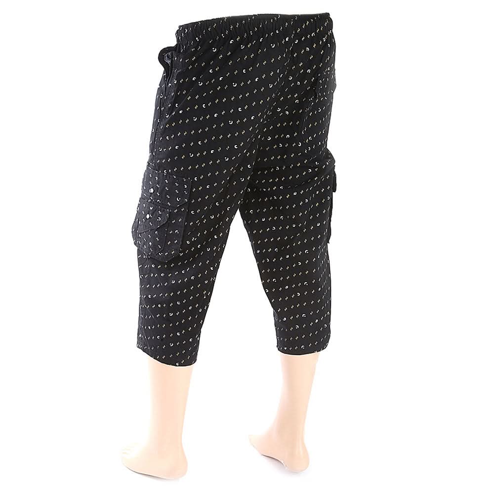 Men's Printed Short - Black, Men, Shorts, Chase Value, Chase Value