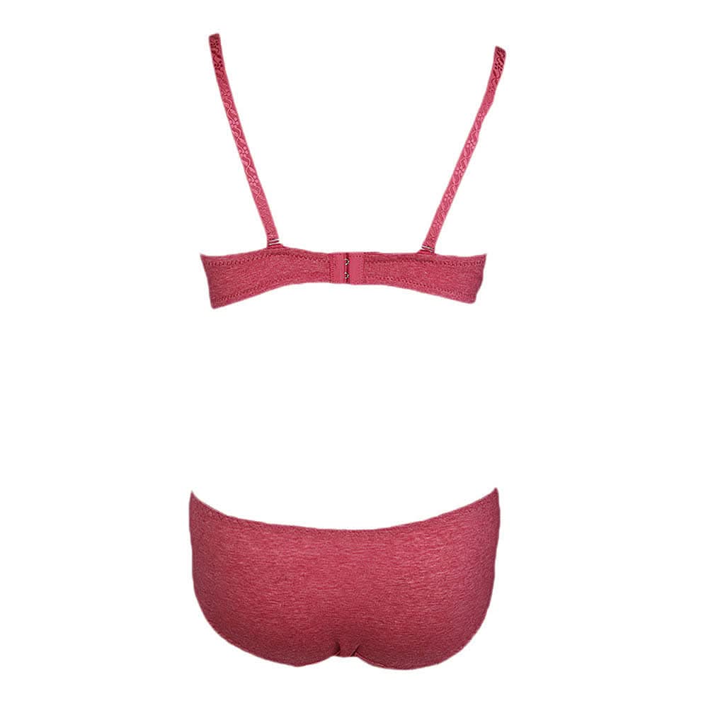 Women's Bra & Panty Set - Dark Pink, Women, Bra And Panty Sets, Chase Value, Chase Value