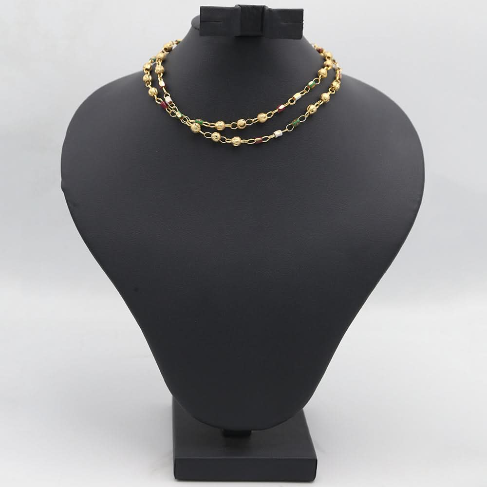 Women's Mala - Golden, Women, Jewellery Set, Chase Value, Chase Value