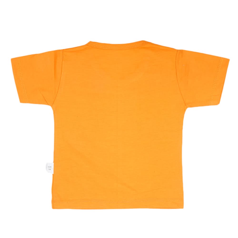 Boys Half Sleeves T-Shirt  14-24 - Orange, Kids, Boys T-Shirts, Chase Value, Chase Value