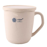 Natural Wheat Environmental Mug With Lid - Fawn, Crockery & Kitchenware, Chase Value, Chase Value