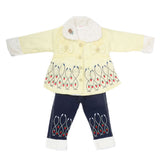 Girls Full Sleeves Pant Suit - Yellow, Kids, Girls Sets And Suits, Chase Value, Chase Value