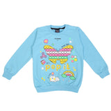 Girls Full Sleeves T-Shirt - Light Blue, Girls T-Shirts, Chase Value, Chase Value