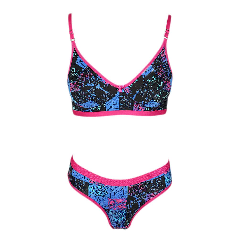Women's Bra & Panty Set - Royal Blue, Women, Bra And Panty Sets, Chase Value, Chase Value