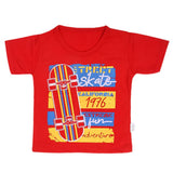 Boys Half Sleeves T-Shirt  14-24 - Red, Kids, Boys T-Shirts, Chase Value, Chase Value