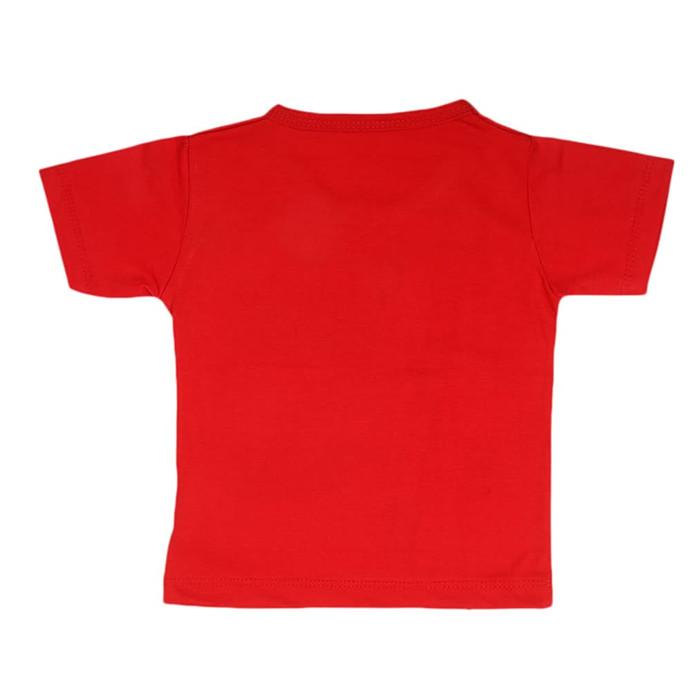 Boys Half Sleeves T-Shirt  14-24 - Red, Kids, Boys T-Shirts, Chase Value, Chase Value