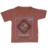 Boys Half Sleeves T-Shirt  14-24 - Brown, Kids, Boys T-Shirts, Chase Value, Chase Value
