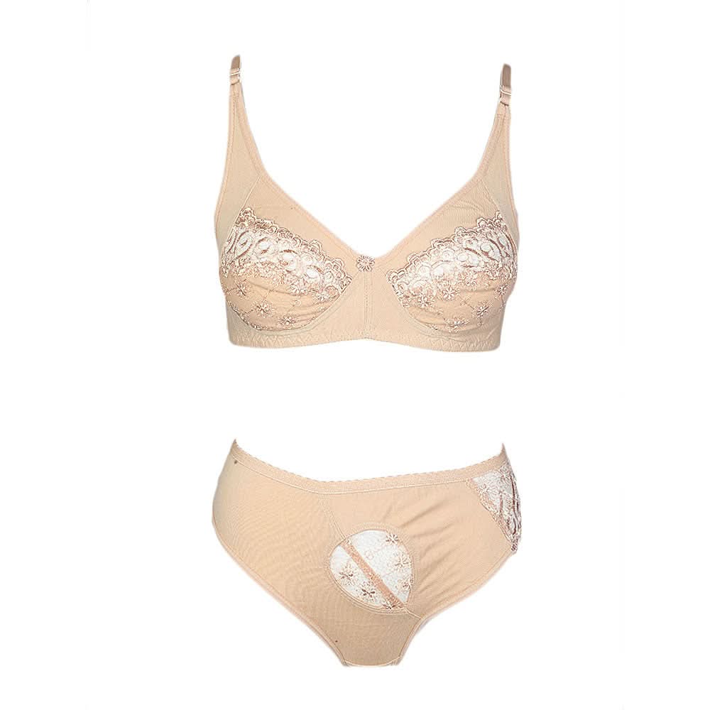Women's Panty & Bra Set - Skin, Women, Bra And Panty Sets, Chase Value, Chase Value