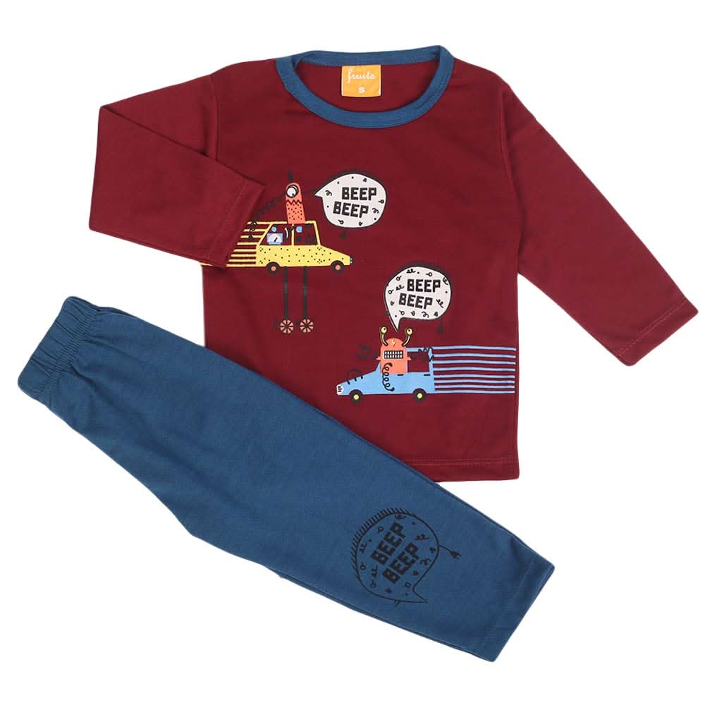 Boys Full Sleeves Suit - Maroon, Boys Sets & Suits, Chase Value, Chase Value