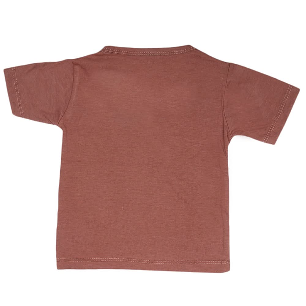 Boys Half Sleeves T-Shirt  14-24 - Brown, Kids, Boys T-Shirts, Chase Value, Chase Value