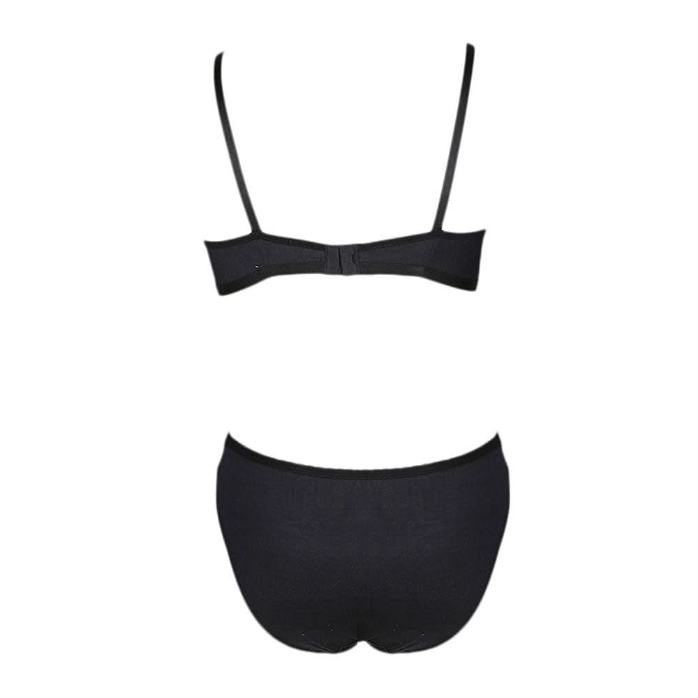 Women's Panty & Bra Set - Black, Women, Bra And Panty Sets, Chase Value, Chase Value