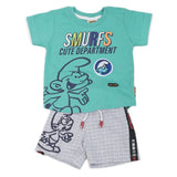 Newborn Boys Half Sleeves Suit - Sea Green, Kids, New Born Boys Sets And Suits, Chase Value, Chase Value