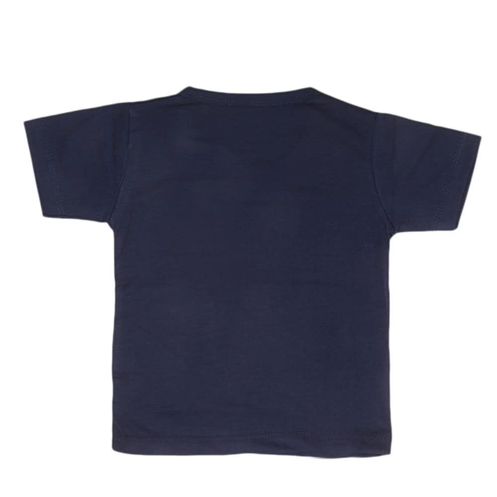 Boys Half Sleeves T-Shirt  14-24 - Navy Blue, Kids, Boys T-Shirts, Chase Value, Chase Value
