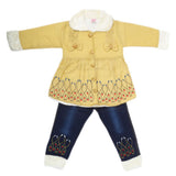 Girls Full Sleeves Pant Suit - Yellow, Kids, Girls Sets And Suits, Chase Value, Chase Value