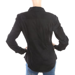 Women's Plain Casual Shirt - Black, Women, T-Shirts And Tops, Chase Value, Chase Value
