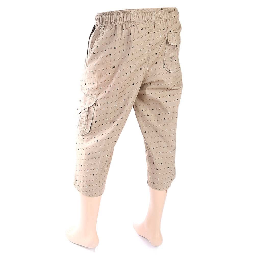 Men's Printed Short - Beige, Men, Shorts, Chase Value, Chase Value