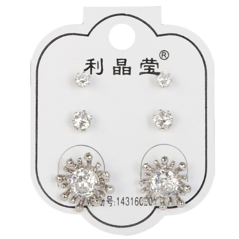 Women's-Tops-Silver-I, Women, Earrings & Tops, Chase Value, Chase Value