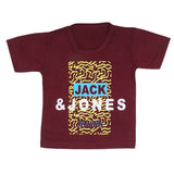 Boys Half Sleeves T-Shirt  14-24 - Maroon, Kids, Boys T-Shirts, Chase Value, Chase Value