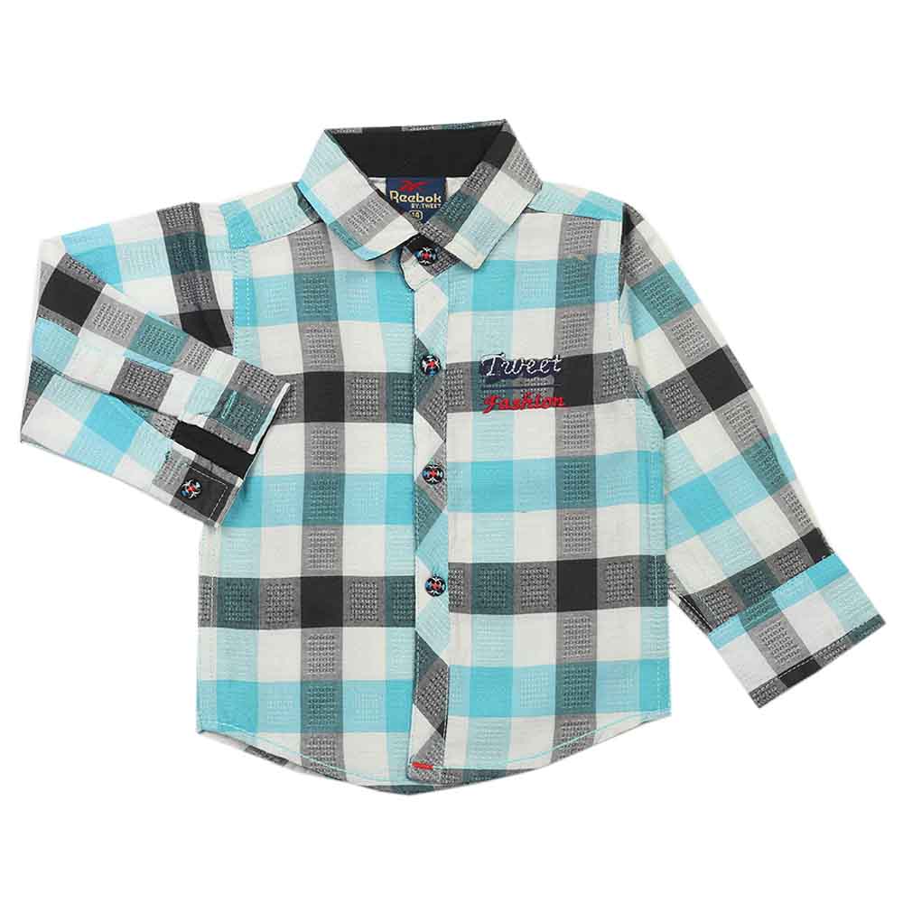 Boys Full Sleeves Shirt - Light Blue, Boys Shirts, Chase Value, Chase Value