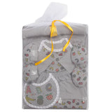 Newborn Gift Set 8Pcs - Grey, Baby Care, Chase Value, Chase Value