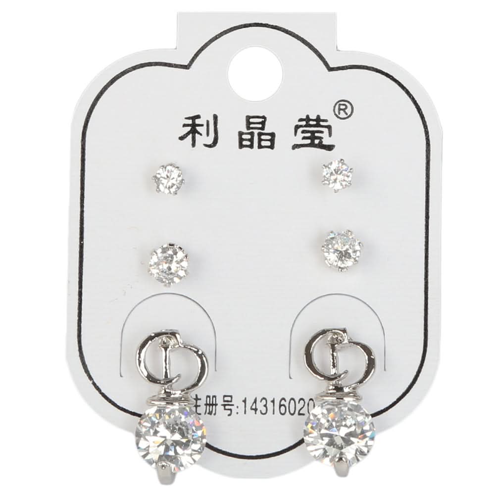 Women's-Tops-Silver-F, Women, Earrings & Tops, Chase Value, Chase Value