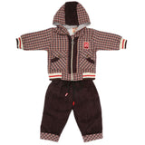 Newborn Boys Full Sleeves 3Pcs Suit 6B-250 - Red, Kids, NB Boys Sets And Suits, Chase Value, Chase Value