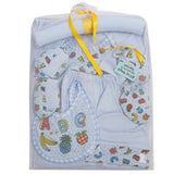 Newborn Gift Set 8Pcs - Light Blue, Baby Care, Chase Value, Chase Value