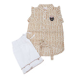 Newborn Girls Half Sleeves Skirt Suit - Yellow, Kids, Newborn Girls Sets And Suits, Chase Value, Chase Value
