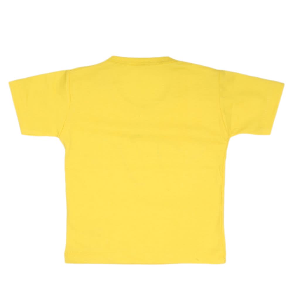 Boys Half Sleeves T-Shirt  14-24 - Yellow, Kids, Boys T-Shirts, Chase Value, Chase Value