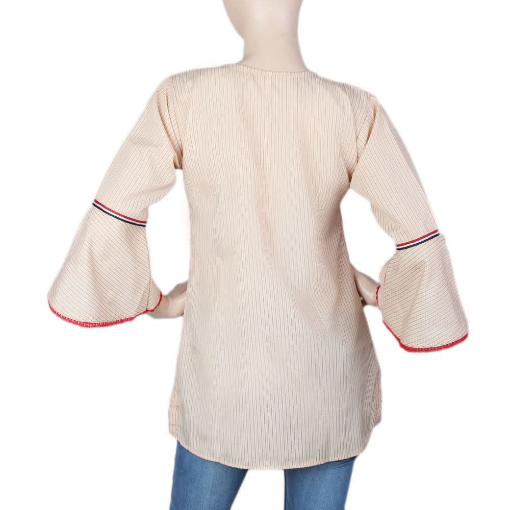 Women's Embroidered Western Top - Fawn, Women, T-Shirts And Tops, Chase Value, Chase Value