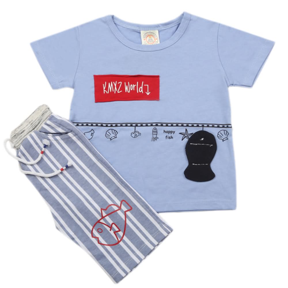 Boys Short Suit - Light Purple, Kids, Boys Sets And Suits, Chase Value, Chase Value