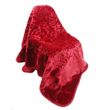 Double Bed Blanket NG Best 2 PLY - Maroon, Home & Lifestyle, Blanket, Chase Value, Chase Value