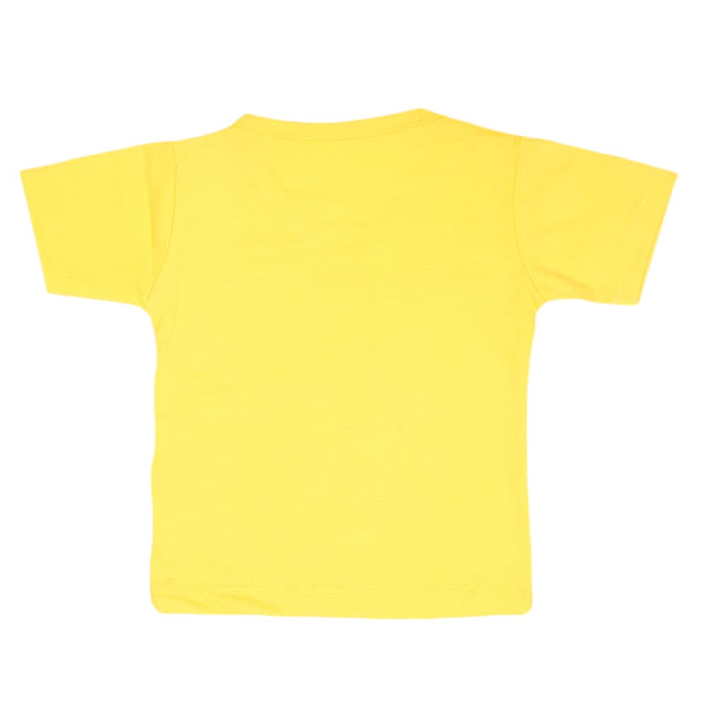 Boys Half Sleeves T-Shirt  14-24 - Yellow, Kids, Boys T-Shirts, Chase Value, Chase Value