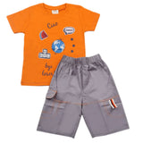 Boys Short Suit - Orange, Kids, Boys Sets And Suits, Chase Value, Chase Value
