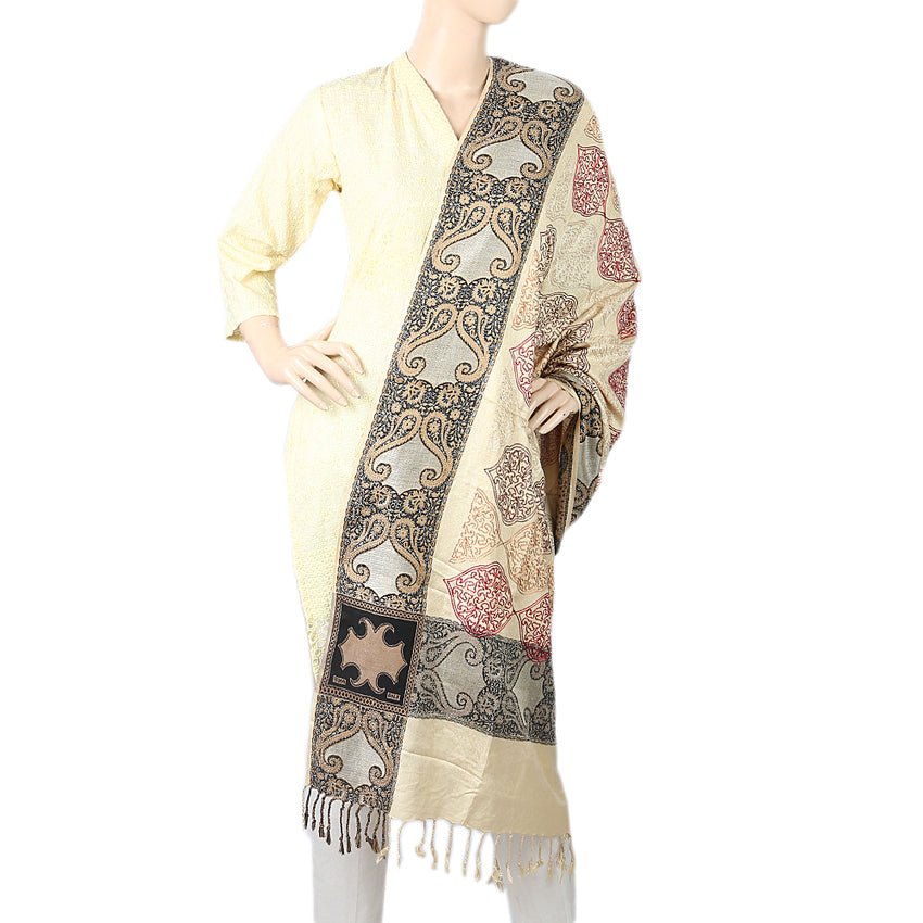 Women's Silki Jaal Shawl - Fawn, Women, Shawls And Scarves, Chase Value, Chase Value
