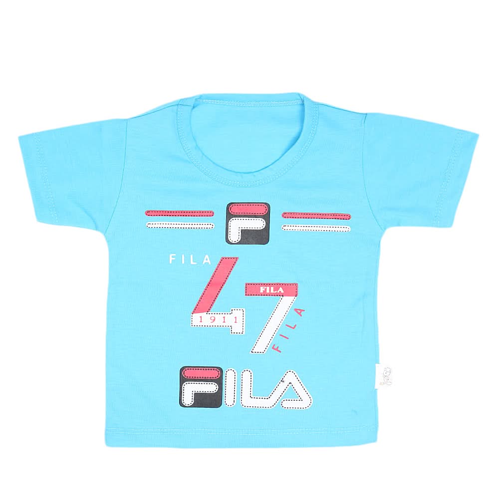 Boys Half Sleeves T-Shirt  14-24 - Blue, Kids, Boys T-Shirts, Chase Value, Chase Value