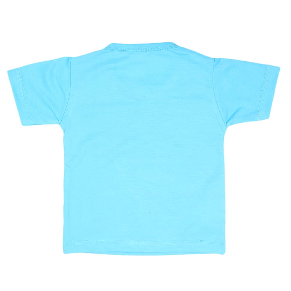 Boys Half Sleeves T-Shirt  14-24 - Blue, Kids, Boys T-Shirts, Chase Value, Chase Value
