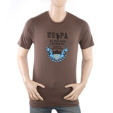 Men's Half Sleeves Printed T-Shirt - Coffee, Men, T-Shirts And Polos, Chase Value, Chase Value