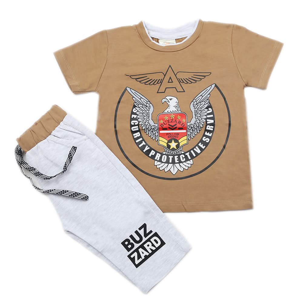 Boys Short Suit - Brown, Kids, Boys Sets And Suits, Chase Value, Chase Value