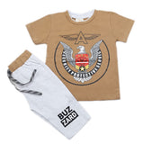Boys Short Suit - Brown, Kids, Boys Sets And Suits, Chase Value, Chase Value