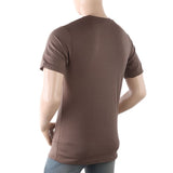 Men's Half Sleeves Printed T-Shirt - Coffee, Men, T-Shirts And Polos, Chase Value, Chase Value
