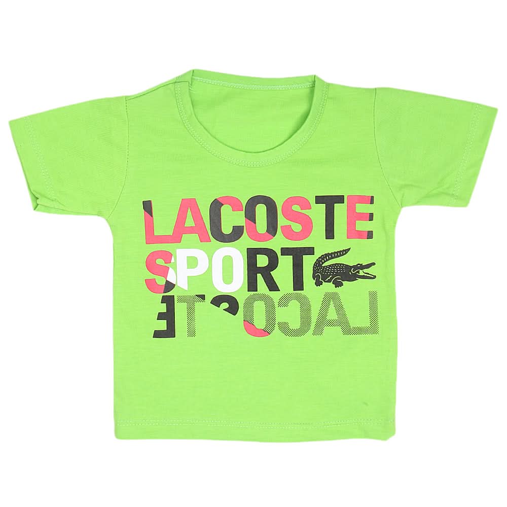 Boys Half Sleeves T-Shirt  14-24 - Green, Kids, Boys T-Shirts, Chase Value, Chase Value