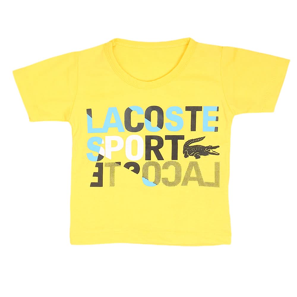 Boys Half Sleeves T-Shirt  14-24 - Yellow, Kids, Boys T-Shirts, Chase Value, Chase Value