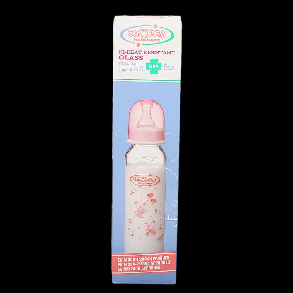 Camera Glass Feeder - 240ml Blue, Kids, Feeding Supplies, Chase Value, Chase Value