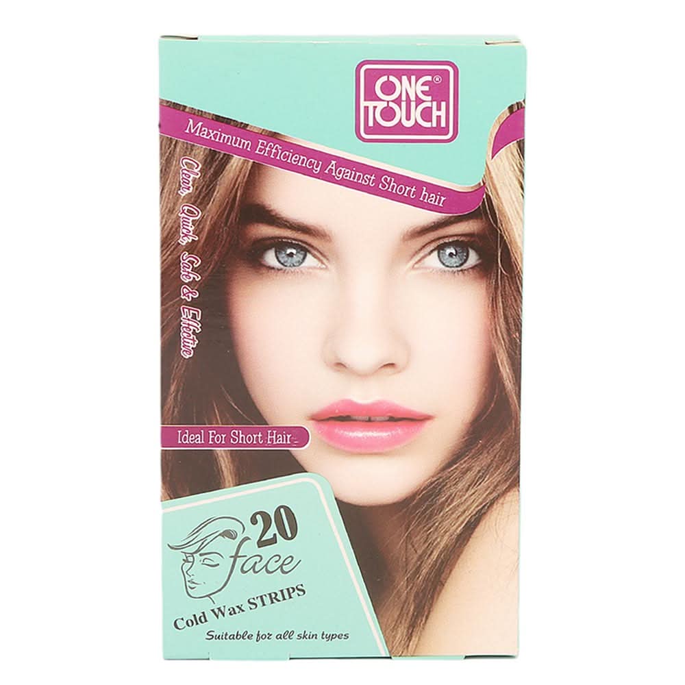 One Touch Face Strip - 20 Strips, Beauty & Personal Care, Hair Removal, Chase Value, Chase Value