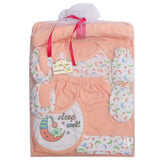 Newborn Gift Set 8 Pcs - Peach, Baby Care, Chase Value, Chase Value